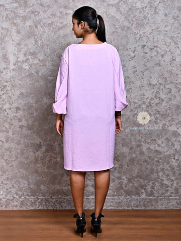 Dusty Rose Relaxed Tunic – Effortless Elegance